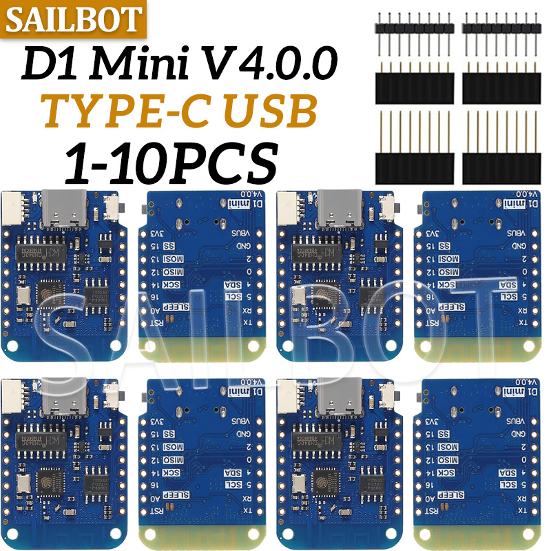Esp8266 Nodemcu Board - 1-10 pces wemos d1 mini esp8266